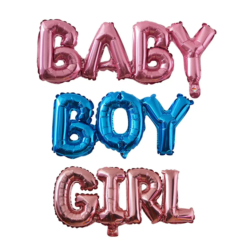 1 шт. детский шар из фольги с надписью для мальчиков и девочек подарок на день