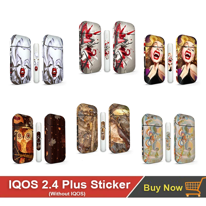 Крутой дизайн защитный для IQOS наклейка 2 4 плюс кожный чехол Горячая Распродажа