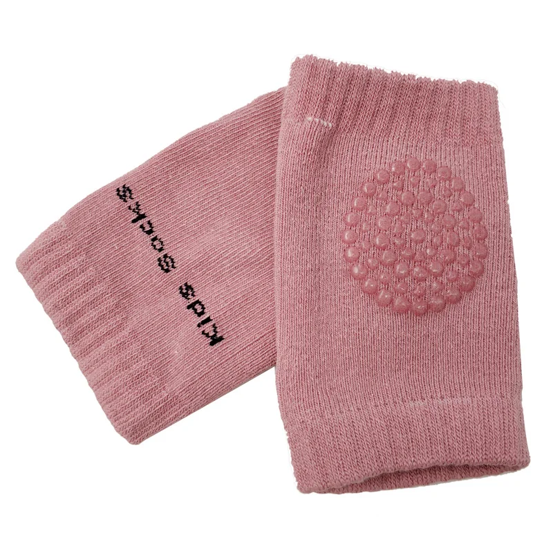 Short Pink 1 пара, детские теплые наколенники для ползания, безопасность, локоть, зима, удлинение, уплотненная Детская грелка для ног, дети, наколенник, поддержка, протектор - Цвет: Short Pink