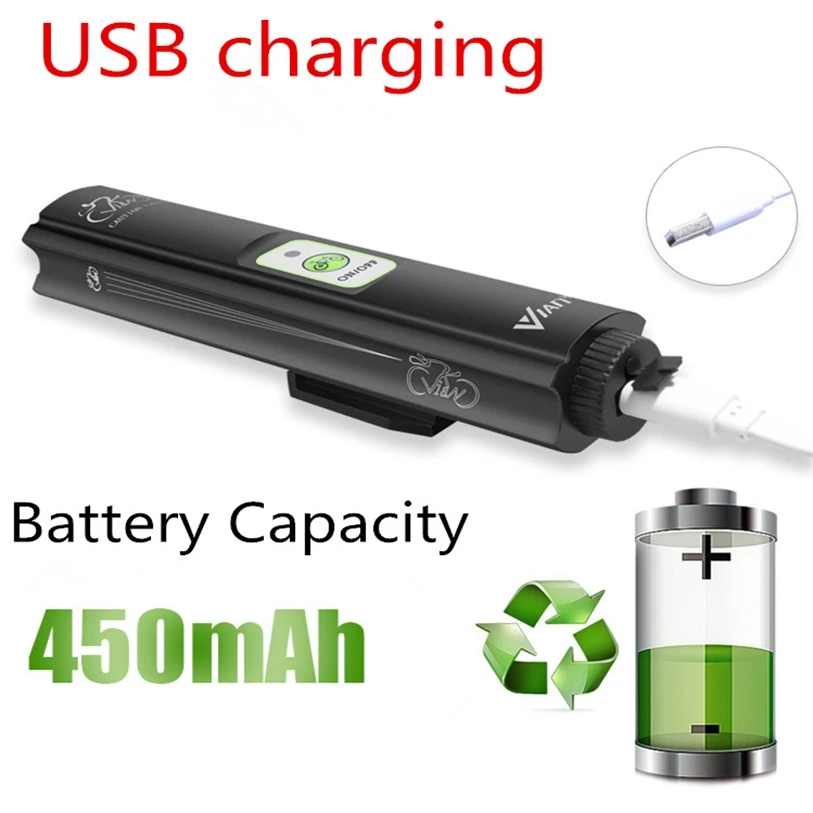 Велосипед лазерная фара usb зарядка лазер Предупреждение передний свет ночной MTB дорожный Велоспорт аксессуары Передняя лампа черный