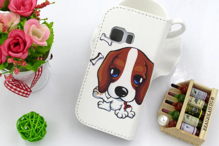 Кожаный чехол с отделением для кредитных карт Женский Samsung Galaxy Young 2 G130 | Мобильные