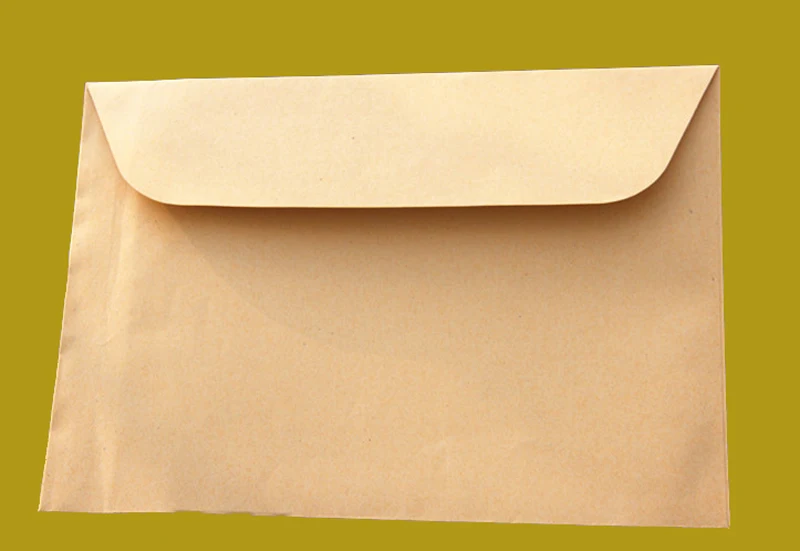 100pcs/lot 32.4x22.9cm kraft paper big Envelope For A4 document Greeting Card Cover Photo case party invitation card package | Дом и сад