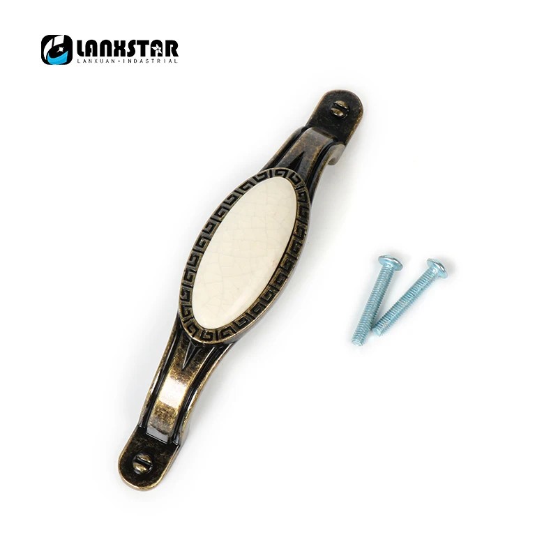 Классическая керамическая ручка 5 шт. технические мраморные ручки для кухонных