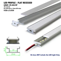 10pcs/lot LED Aluminum profile with PMMA cover for  LED strip light  led aluminum channel  floor light
