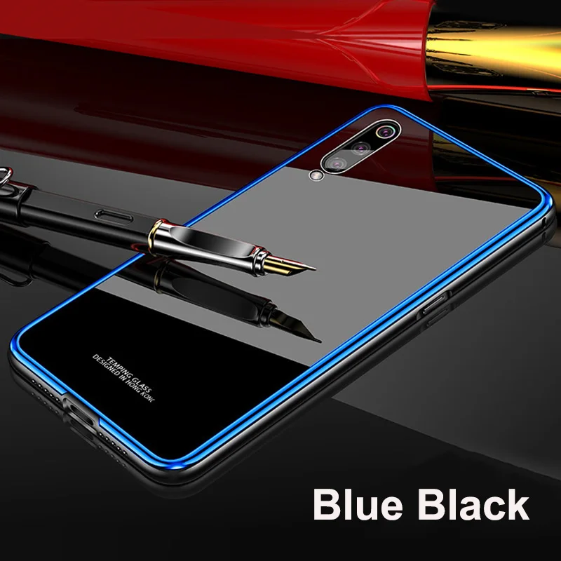 Leanonus закаленное стекло задняя крышка для Xiaomi mi 9 mi 9 SE чехол для Xiaomi mi 8 mi 8 SE Жесткий ПК+ металлический бампер противоударный чехол
