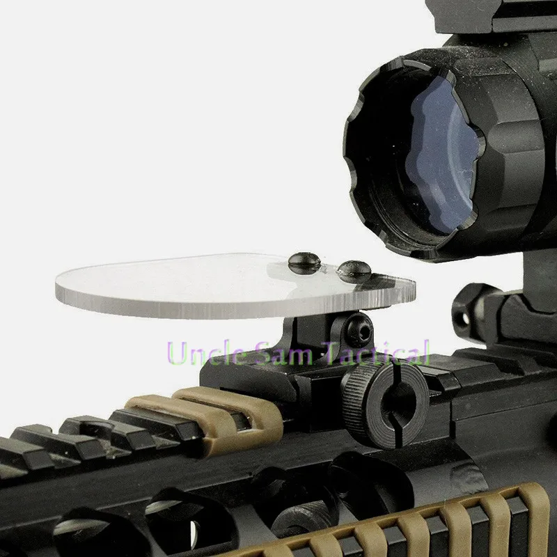 

Tactical Red Dot Sight Scope Airsoft Riflescope Transparent Bulletproof Lens Protector Folding For 551 552 553 556 557 558
