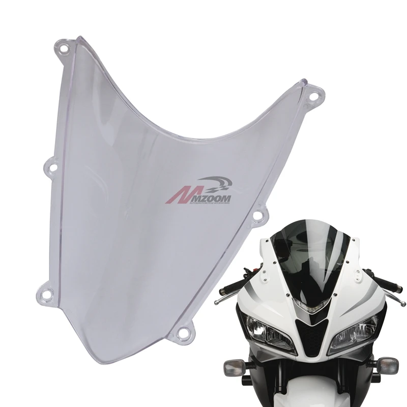 Мотоцикл двойной пузырь ветровое стекло экран для Honda CBR600RR F5 CBR 600 RR 2007 2008 2009 2010 2011