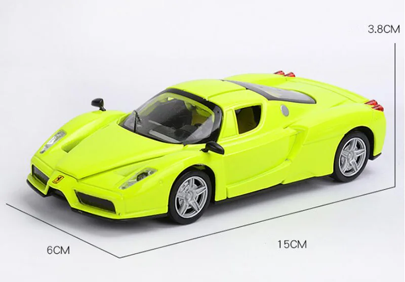 

15CM 1/32 Scale Luxury sports car Toy Metal Alloy ENZO Racer Hand Back Diecasts Vehicles Model Toys For Children Kids Collection