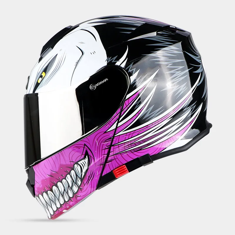 TORC moto rcycle шлем полный шлем флип-ап шлем мото rbike moto rcross capacete cascos para moto ECE гоночный шлем T271 - Цвет: SMILE - PINK