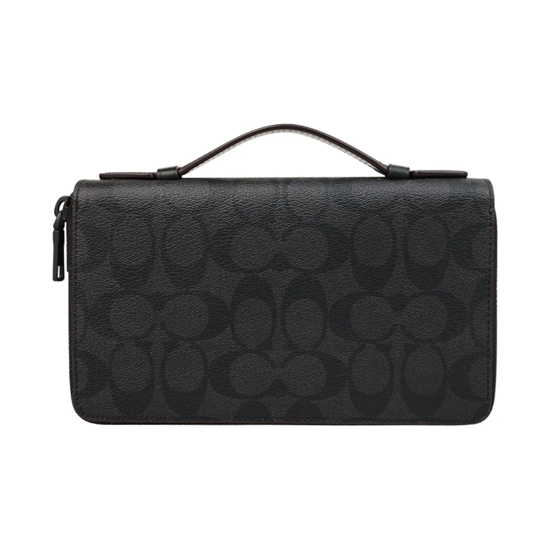 Coach Men's Double Zip Travel Business Wallet Organizer F25528 | Багаж и сумки