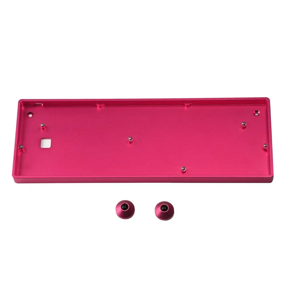Индивидуальные 60 64 Minila DIY Kit алюминиевый чехол с ЧПУ пластина типа C PCB для 60% 64 ANSI ISO механическая клавиатура