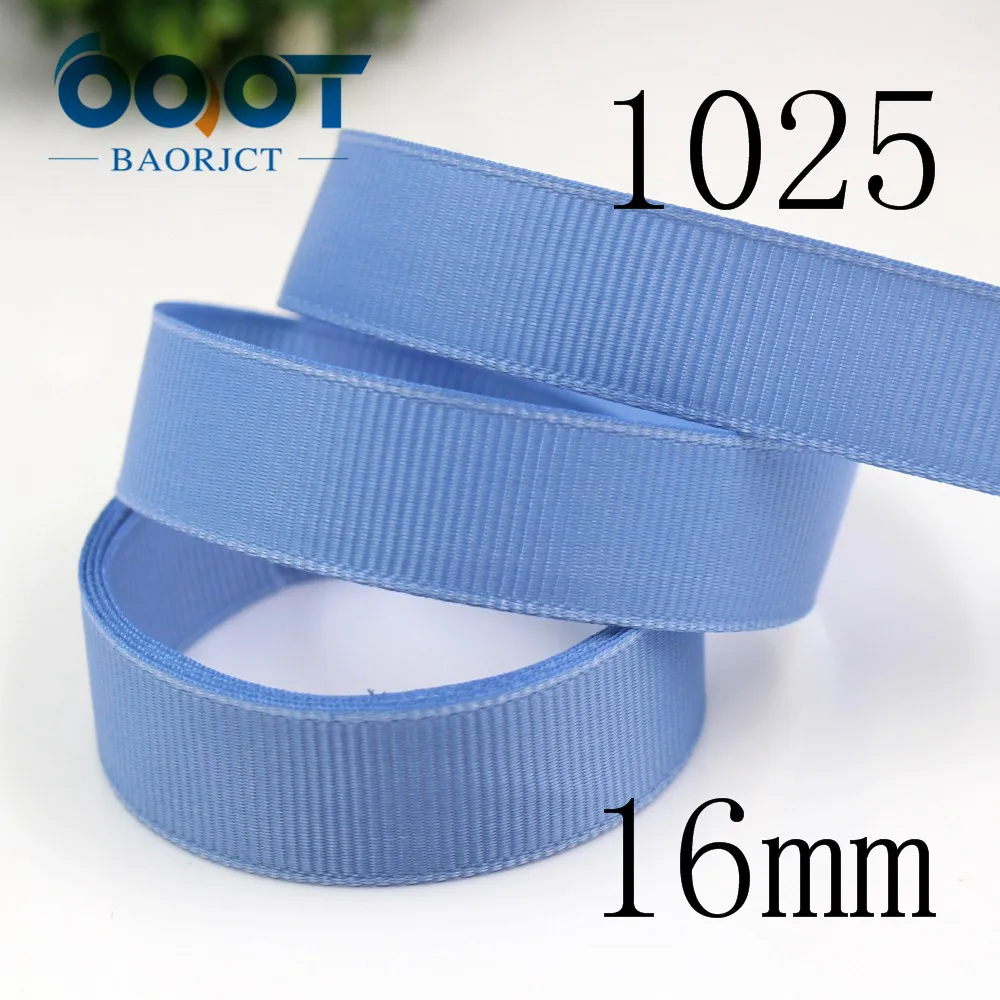 OOOT BAORJCT J 18825 16/20 мм 10 ярдов однотонные ленты термотрансферный принт grosgrain