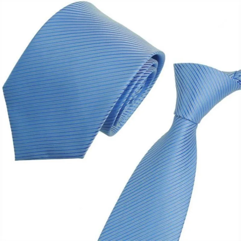 Тонкий галстук из искусственного шелка карьерный жаккардовый с окрашенной