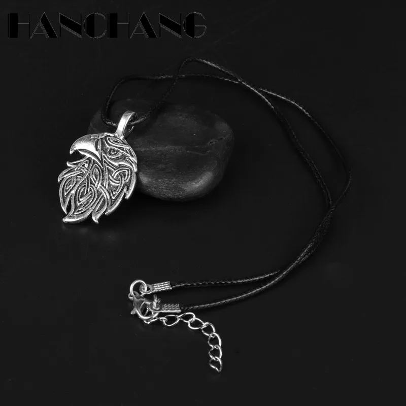 Норвежский викинг ювелирные подвески и ожерелья узлов ожерелье с вороной на