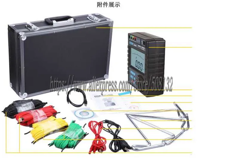 Тестер сопротивления почвы ETCR3000B|soil resistivity tester|resistance testerearth resistance |
