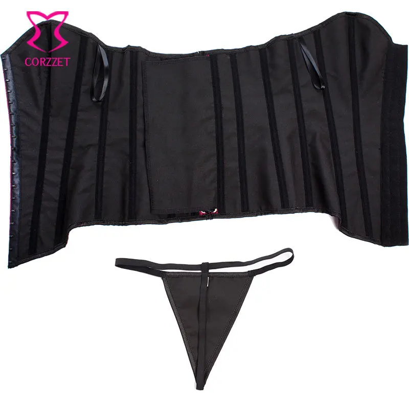 Корсет Викторианский Атласный в горошек с сетчатым верхним слоем корсеты и