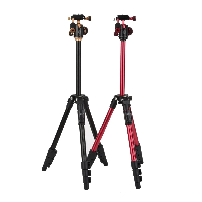 QingZhuang Q160S Bluetooth штатив Алюминий с 3-сторонний выход 40-126 см Универсальный Камера Штатив для Камера для мобильного телефона с рисунком зажим