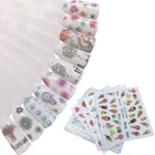 1 лист Одуванчик цветок клубника наклейки для ногтей маникюр с использованием водяных знаков польский стикер для ногтей 10 видов стилей на выбор