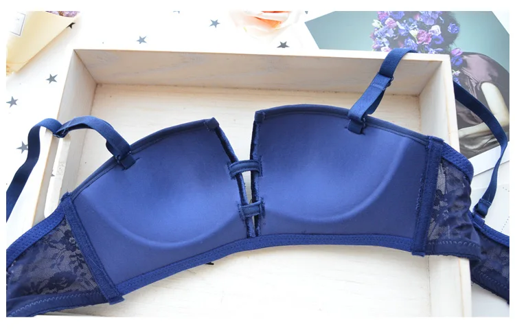 Зимний меховой dee-v шеи сексуальный выдалбливают белье бесшовные bralette и трусики наборы половина чашки кружева пуш-ап девушки нижнее белье