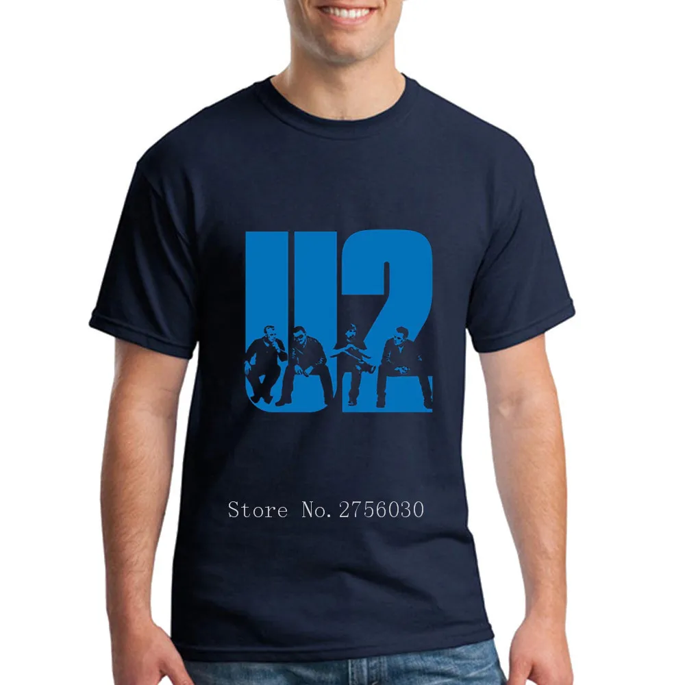 U2 music t shirts men summer short sleeve u2 shirt Casual Tee fashional Shirt Men Slim Fit T-Shirt | Мужская одежда
