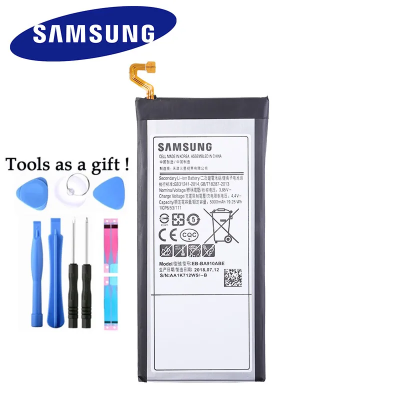 Samsung EB BA910ABE для GalaxyA9 + A9000 A9 Pro 2016 Duos TD LTE SM A9100 A910F/DS сменная батарея