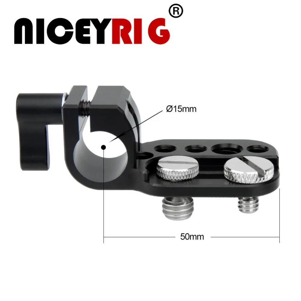 Мини БЫСТРОРАЗЪЕМНАЯ пластина NICEYRIG 15 мм зажим для стержня сырной пластины 1/4