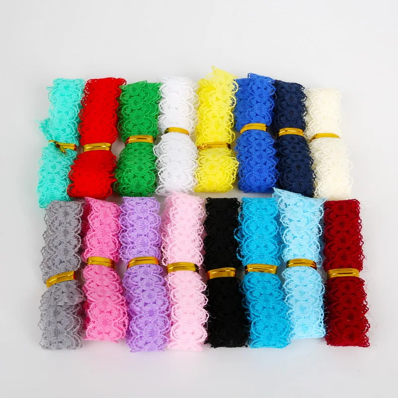 5 ярдов 1 см ширина белая кружевная лента декоративная отделка ткань для свадьбы