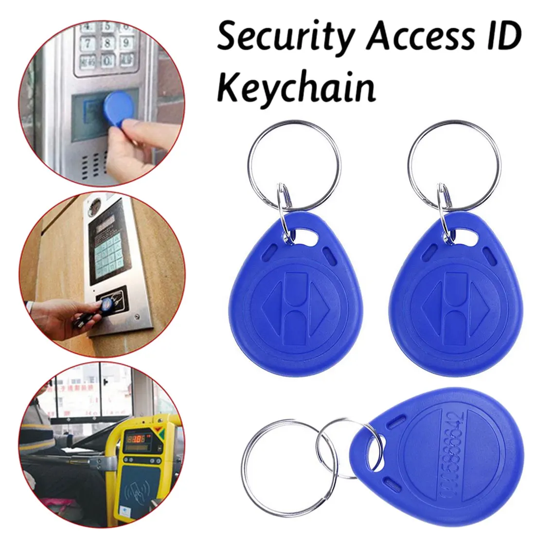 10 шт. em4305 Копировать перезаписываемый дубликат RFID тег проксимити-идентификатор, Токен брелки для ключей кольцо 125 кГц доступ к картам