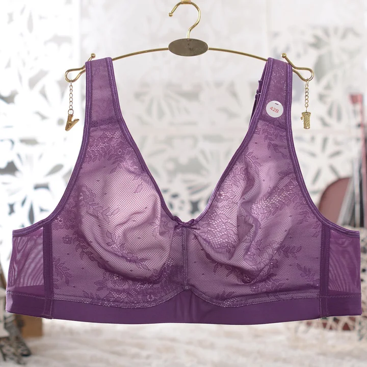 Бюстгальтер США без стального нижнего белья больших размеров ультратонкие
