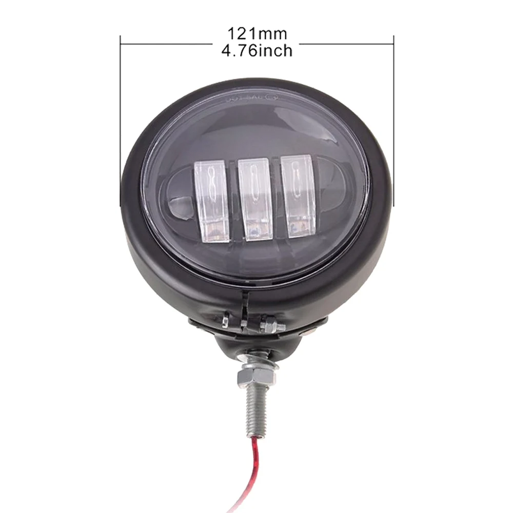 4 5 дюймов черный/хром светодиодный туман светильник Корпус ведро Ближний