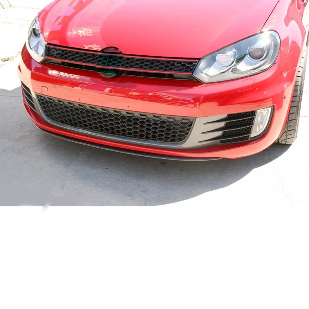 Углеродного волокна/FRP Racing спереди спойлер бампер подбородка сплиттеры для Volkswagen VW Golf 6 VI MK6 GTI только 2010-2013