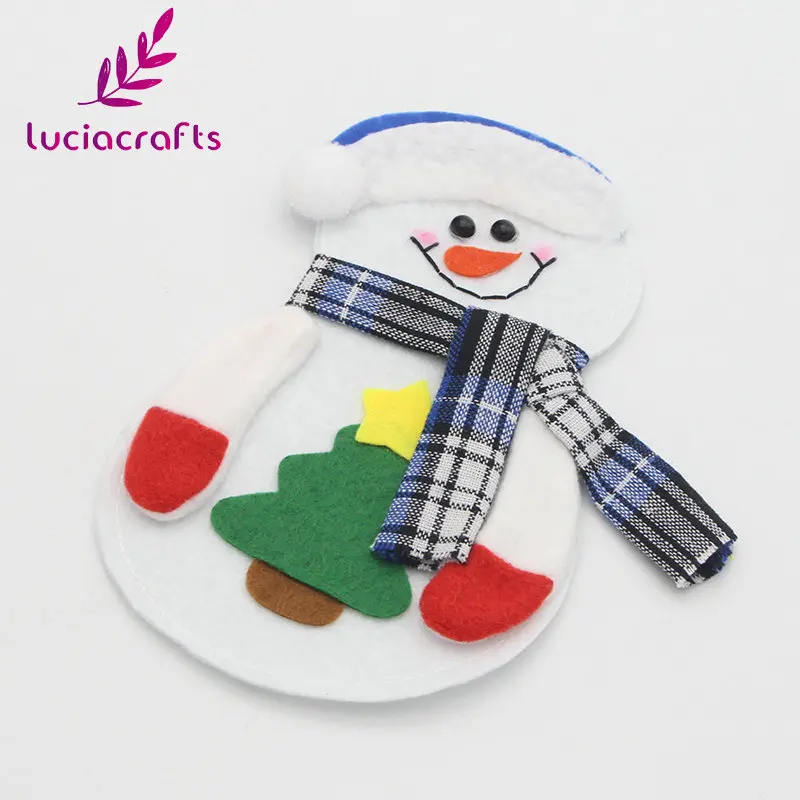 1 шт./лот Рождественское украшение Lucia crafts мешок для столовых приборов в виде