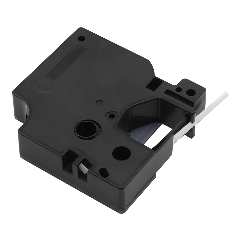 Fimax 2 шт совместимый с DYMO D1 лента для печати ярлыков 43613 6 мм DYMO D1 этикетка лента черного цвета на белом DYMO D1 принтер этикеток Метка Ленты