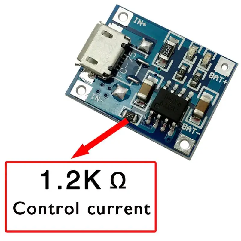 10 шт. 1 А 5 В TP4056 модуль зарядки литиевой батареи USB плата электронный элемент