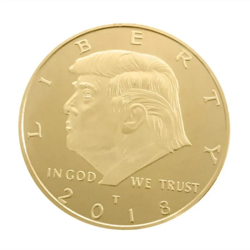 2018 президент Дональд Трамп первый Золотой орел памятная Новинка монета Горячая