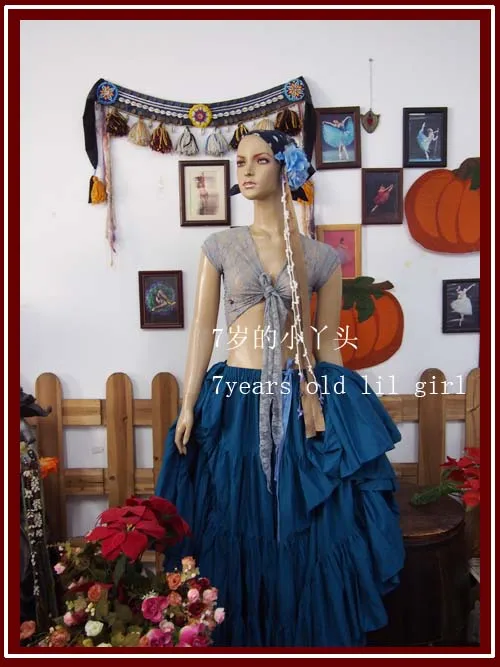 

Belly Dance Top Lace Belly Danc Top Korea Lace Short Sleeve Wrap Top DH64-75