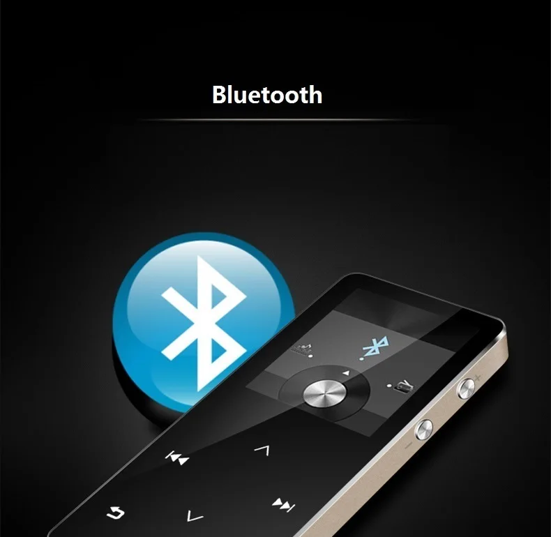 Geruida Bluetooth Hi-Fi MP4 плеер 8 г Touch ключ MP3 с часы с видеорегистратором E-Book рука ремешок Испанский Русский Португальский французский