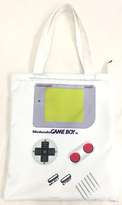 Женская сумка через плечо GAME BOY тоут из ткани Оксфорд многоразовая для покупок