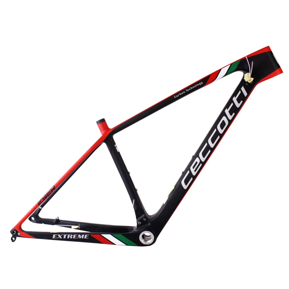 Новая карбоновая велосипедная Рама 27,5 er/29er telaio carbonio strada Ceccotti Светоотражающая конструкция карбоновая mtb рама