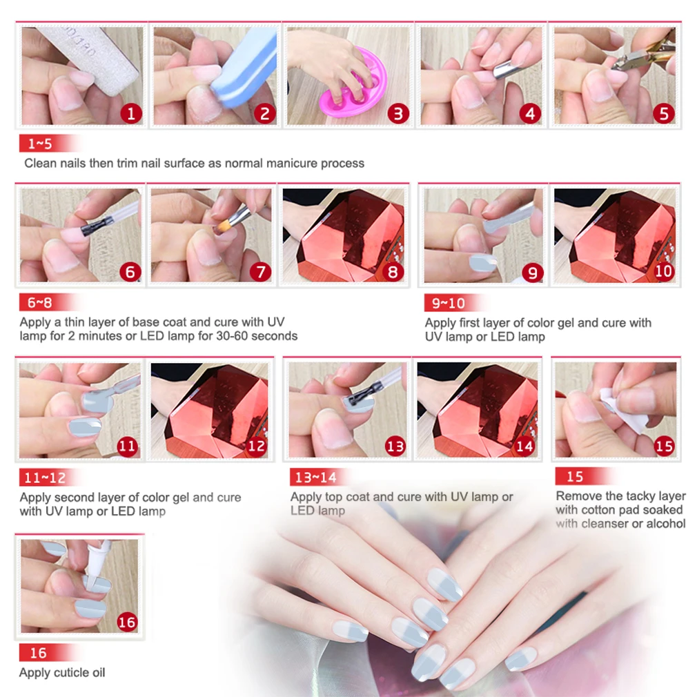 Inagla серый температурный изменяющий цвет 8 мл Гель лак для ногтей отмачиваемый УФ