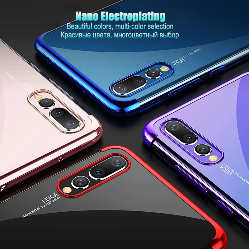 Покрытие Мягкий ТПУ чехол для huawei P Smart Z 2019 защитный Nova 5i 5Pro P30 Pro P20 Lite ударопрочный