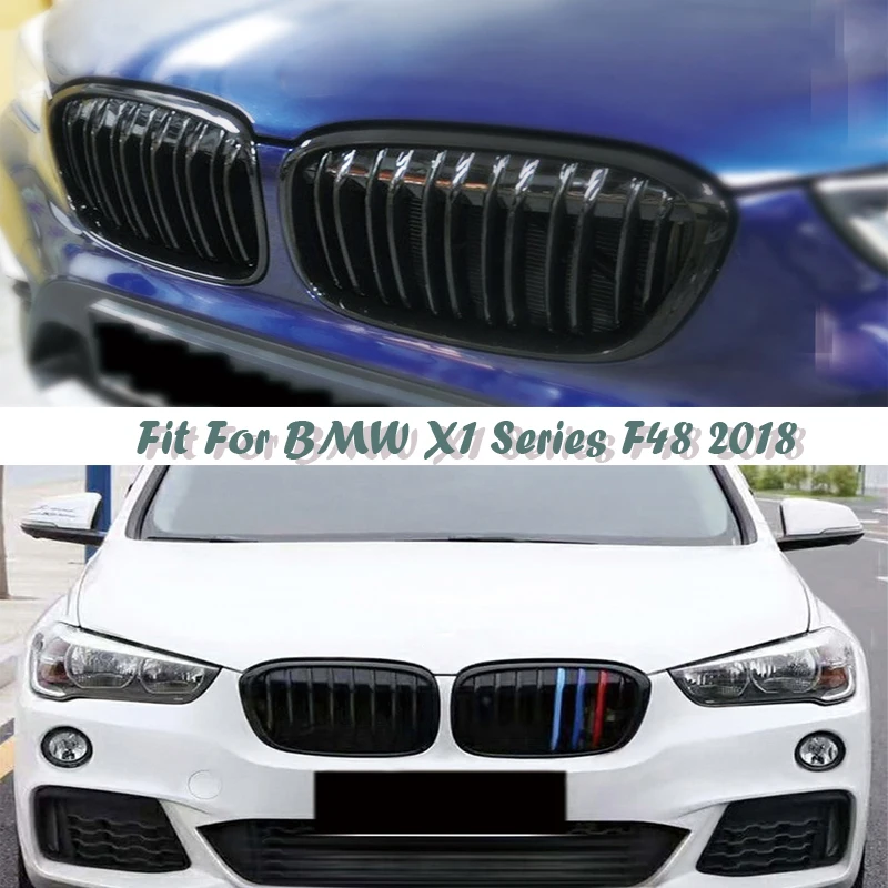 Автомобильный передний бампер BMW X1 2018 F48 F49 M гоночные грили Серия X 2016 2017|Гоночные