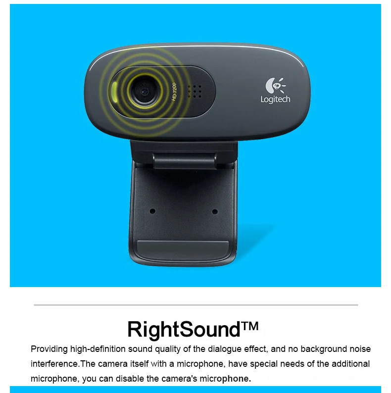 Веб-камера logitech C270 HD Vid 720P с микрофоном USB 2,0 3 мега HD видео веб-камера Smart