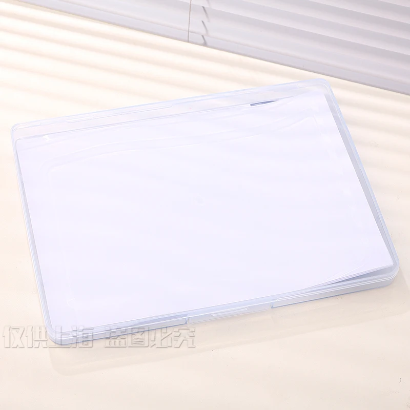 Коробка для файлов A4 прозрачная пластиковая папка ящик документов бумага