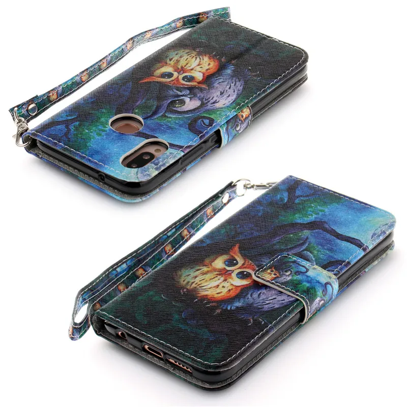 For Huawei Nova 3e Case Cover Wallet PU Leather Phone Flip Protective Back Bag | Мобильные телефоны и аксессуары