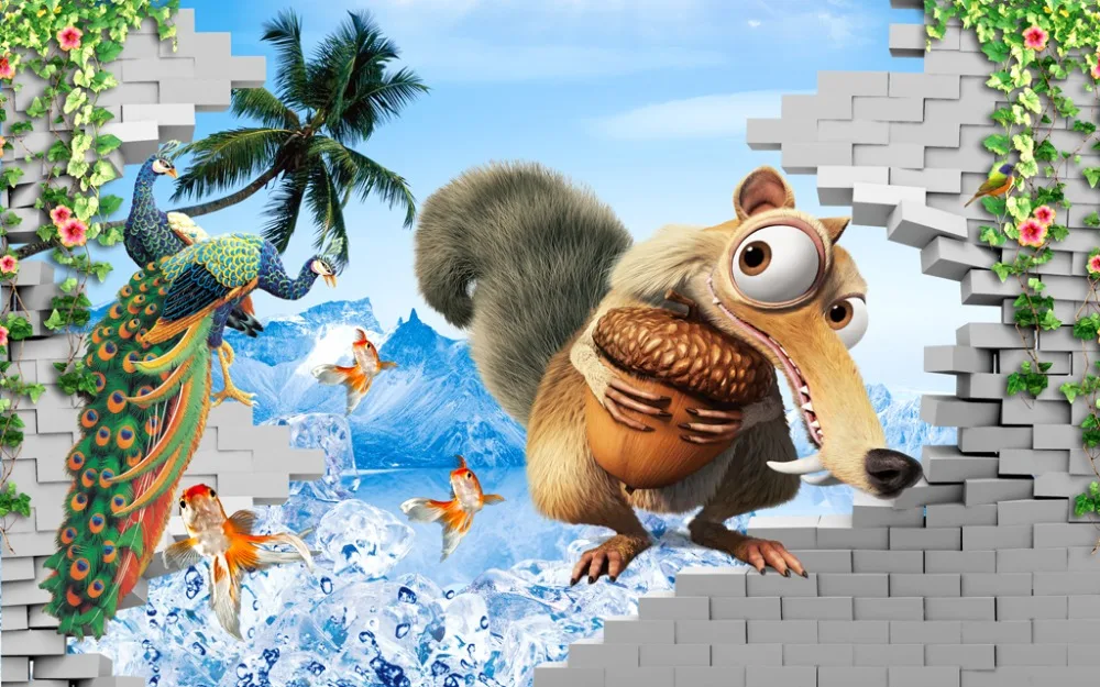 Современные шторы с рисунком занавески на ветру для спальни Детские Мультяшные