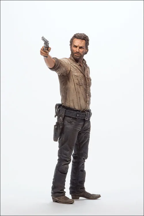 Лидер продаж ТВ серия Ходячие мертвецы sherif Rick Grimes с винтовкой 25 см фигурка