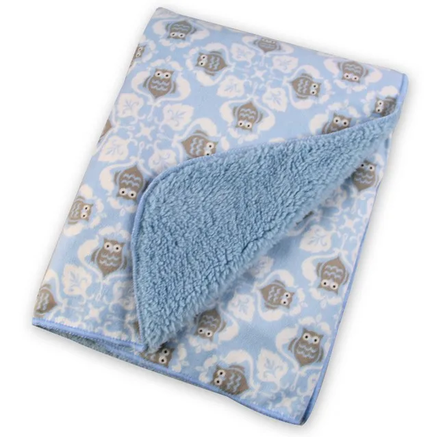 003 Детское постельное белье, детское Флисовое одеяло, супер мягкое короткое плюшевое детское одеяло, 102*76 см, одеяло для новорожденных, детское одеяло, 320 г - Цвет: 003