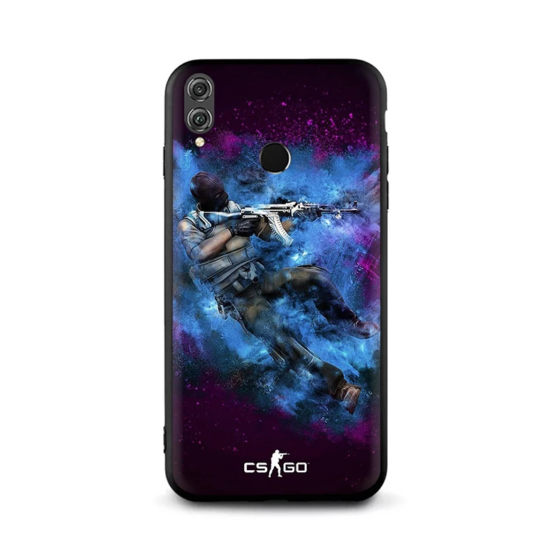 B11 CS GO пистолет игры мягкий силиконовый чехол для телефона huawei Honor 6A 7A Pro 7C X 8C 8X8 9 10 Lite view 20 9X Pro - Цвет: B11