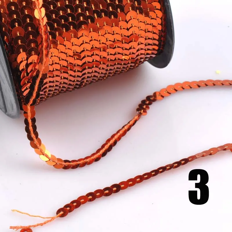 10 ярдов/партия 6 мм свободный диаметр круглые плоские стандартные для рукоделия